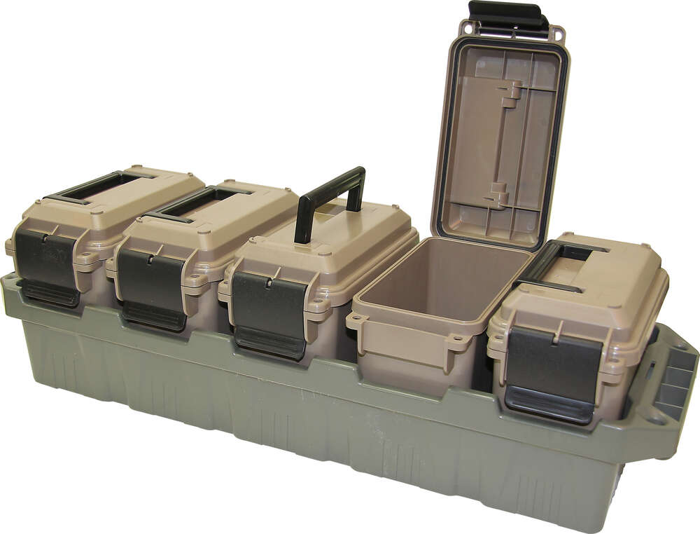 Magazines High Capacity MTM Case Gard Ready Series MTM 5-CAN AMMO CRATE MINI